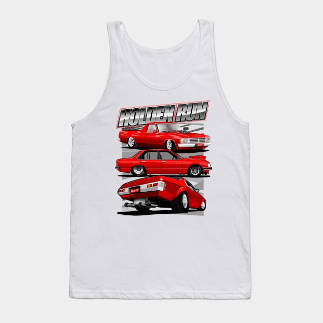 HOLDEN RUN Tank Top by small alley co